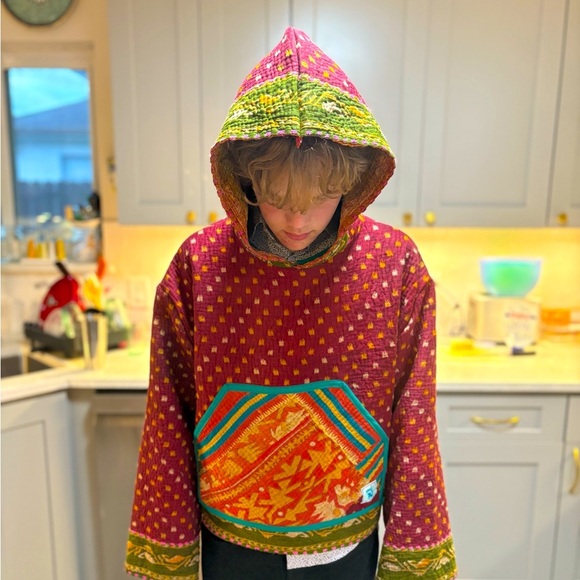 Tops - Repurposed Living Karma hoodie - size medium/large